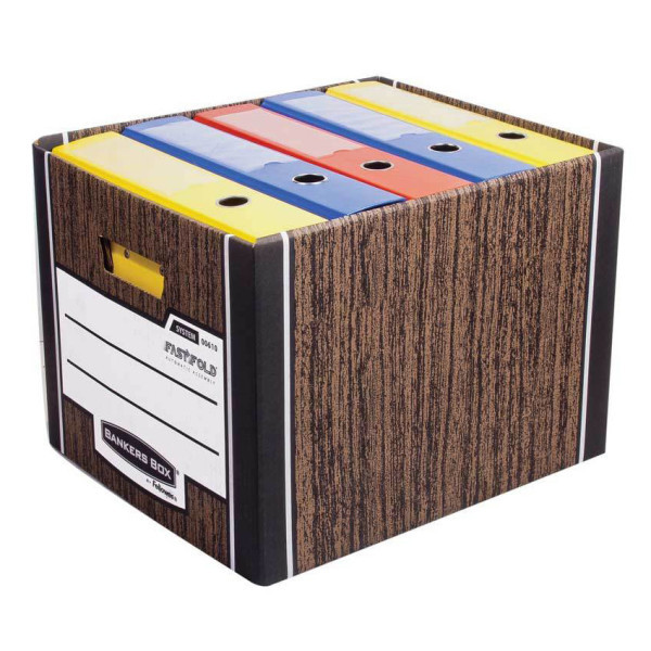 Pudło archiwizacyjne Woodgrain Fast Fold (2) Fellowes 0061001